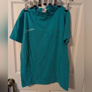 Vintage Teal Las Vegas Graphic T-Shirt